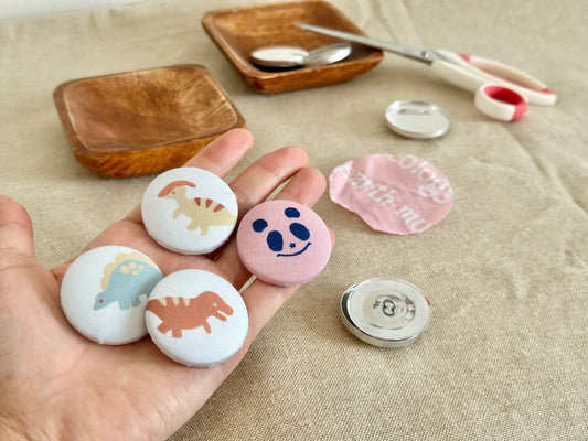 Keepsake Crafting: Covered Buttons by Pre-Loved Baby Clothes
