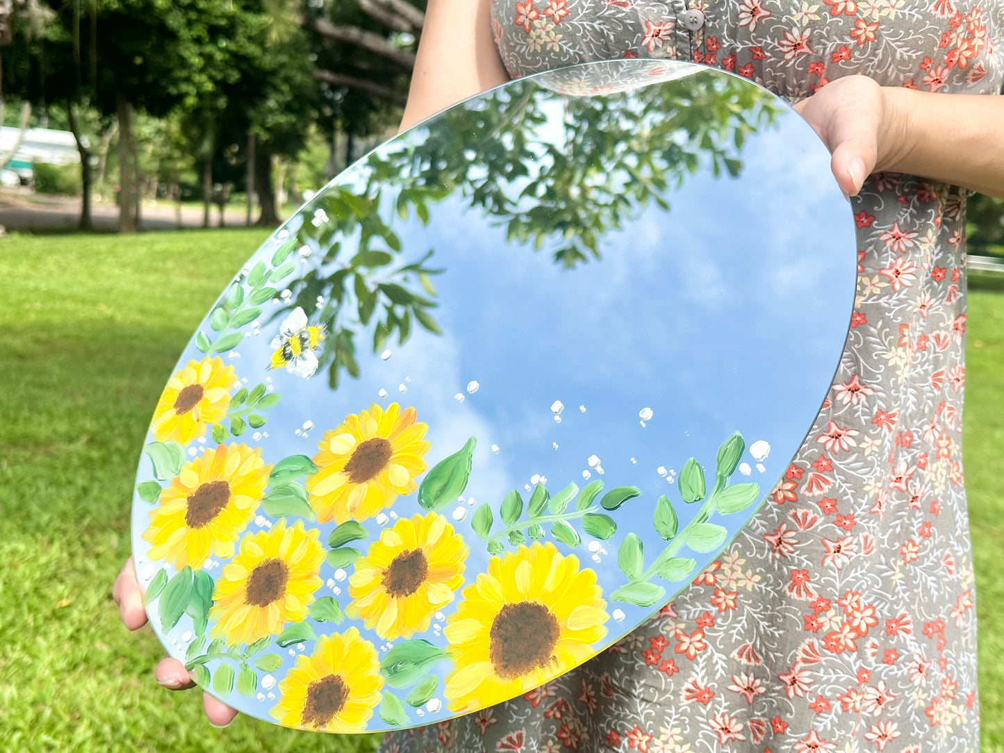 【Palmerston】Healing Mirror Painting Workshop - SUNFLOWER🌻