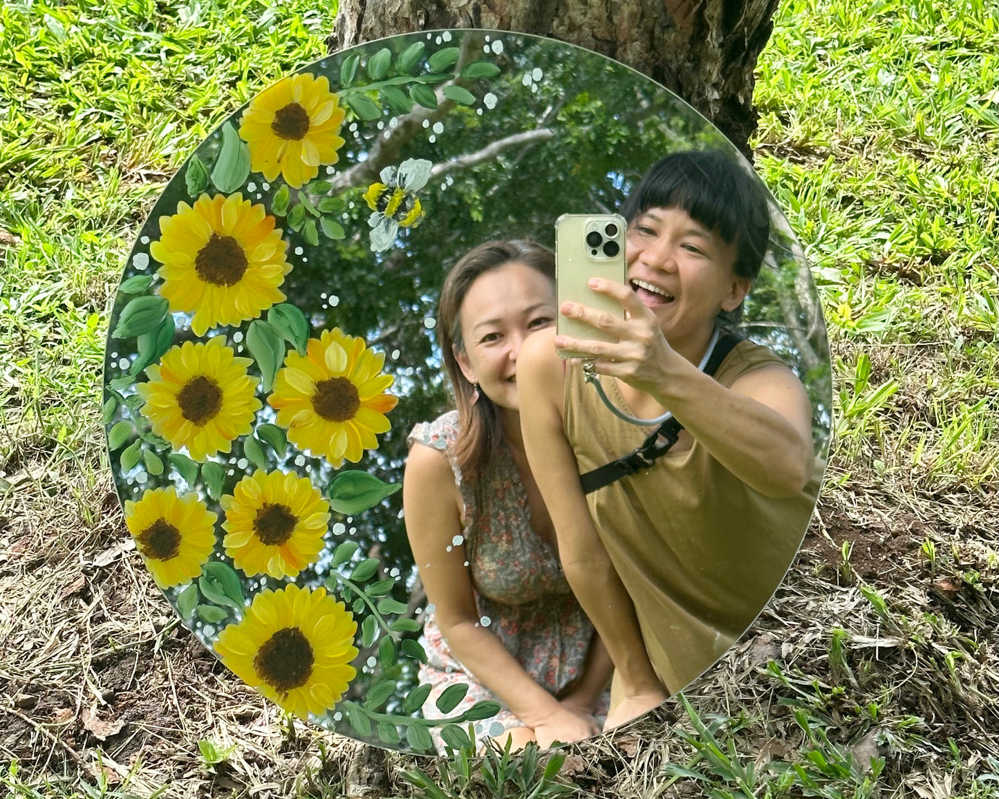 【Palmerston】Healing Mirror Painting Workshop - SUNFLOWER🌻