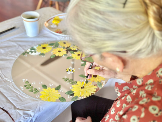 【Palmerston】Healing Mirror Painting Workshop - SUNFLOWER🌻