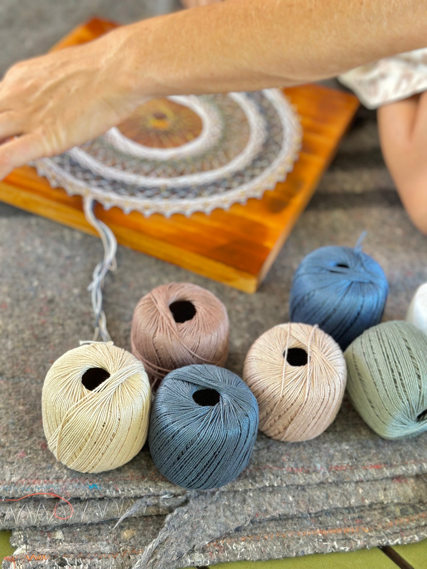 Mindful String Mandala Making