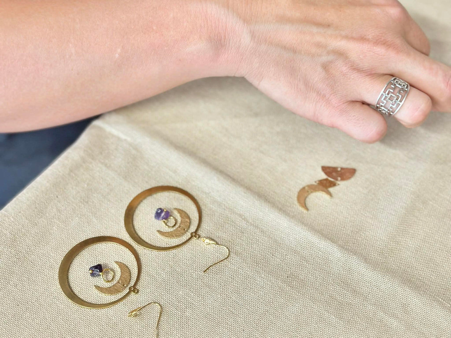 Mix & Match Brass Earrings Making